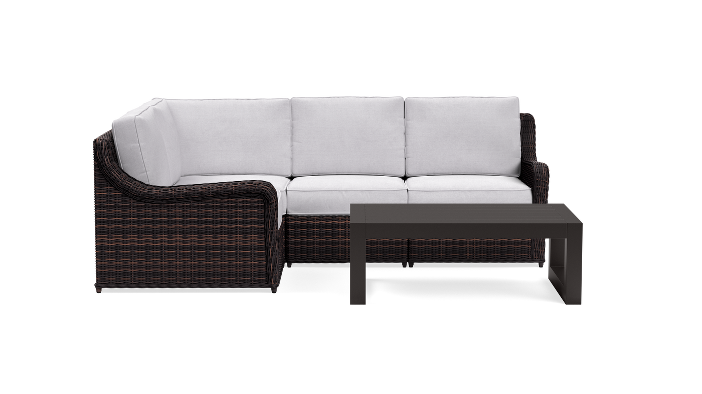 Waverly Outdoor Small Sectional Set