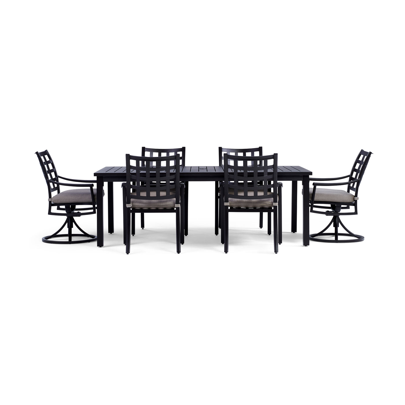 YardBird Lily 7 Piece Rectangular Outdoor Dining Set Outdoor Furniture