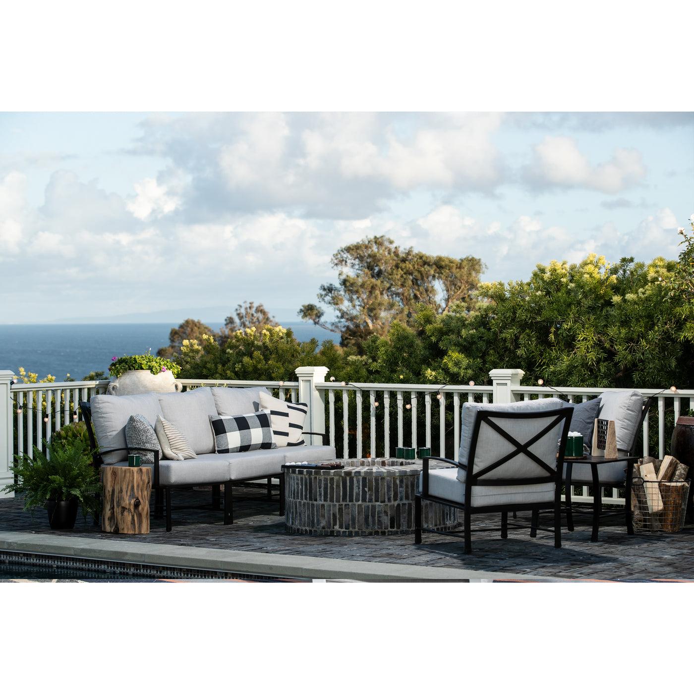  Yardbird Colby Outdoor Sofa Set Outdoor Furniture