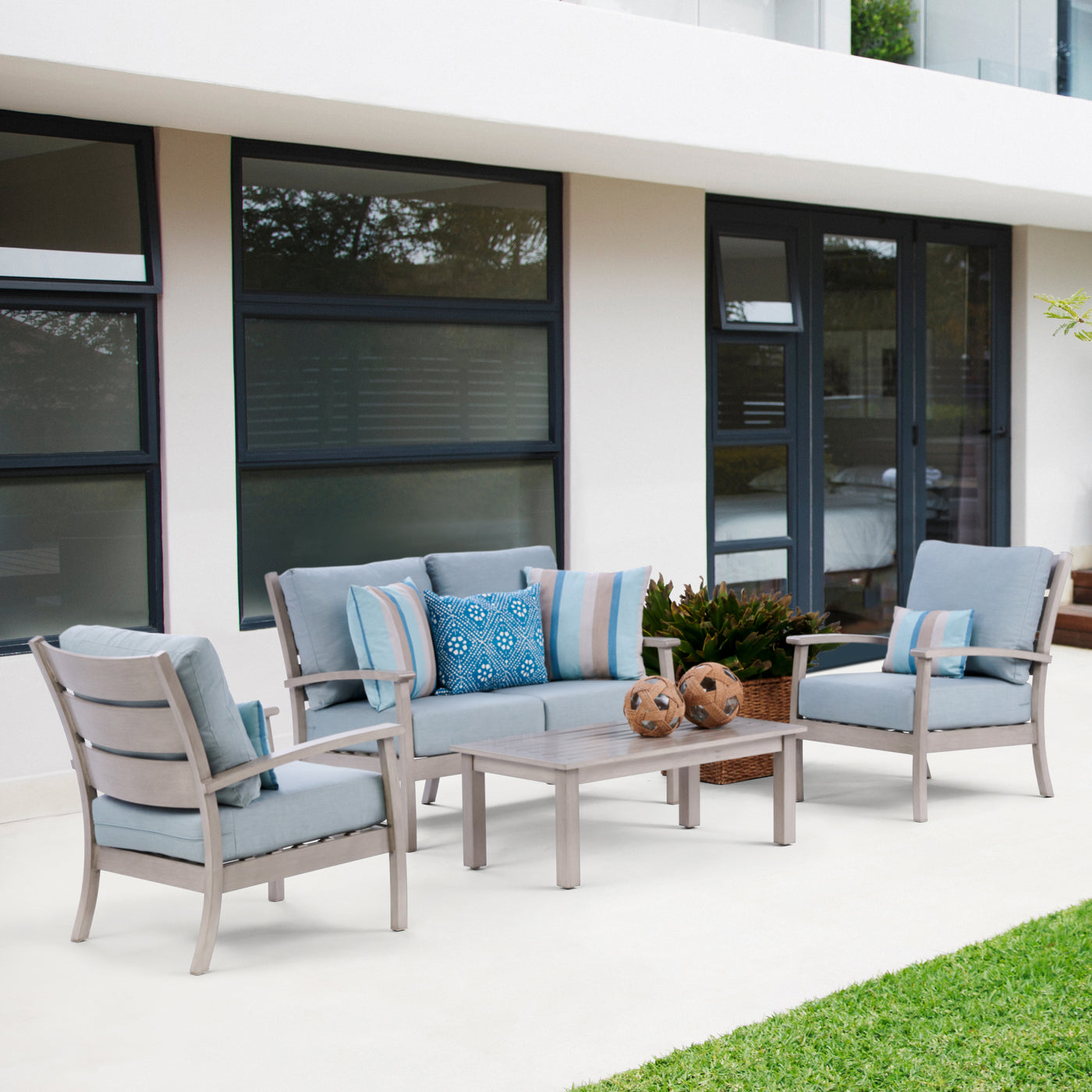  Yardbird Eden Outdoor Sofa Set with Fixed Chairs Outdoor Furniture